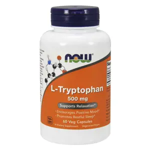 Produkt Now® Foods NOW L-Tryptofan 500 mg, 60 rostlinných kapslí