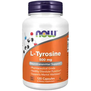 Produkt Now® Foods NOW L-Tyrosine, 500 mg, 120 kapslí