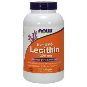 Produkt Now® Foods NOW Lecithin (lecitin), 1200 mg, 200 softgelových kapslí