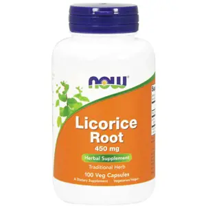 Now® Foods NOW Licorice Root (Lékořice kořen) 450 mg 100 kapslí