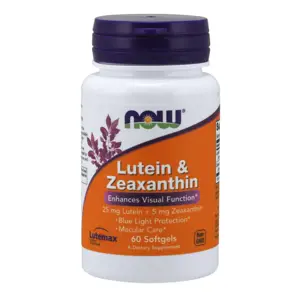 Produkt Now® Foods NOW Lutein & Zeaxanthin (zdraví očí), 60 softgel kapslí