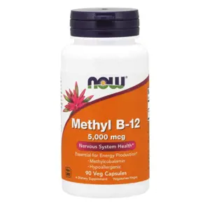 Produkt Now® Foods NOW Methyl B12 5000 mcg, 90 rostlinných kapslí