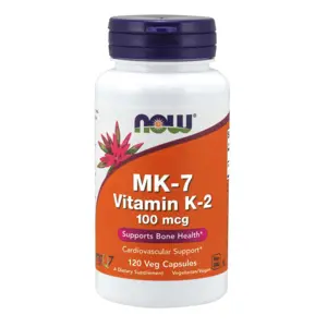 Produkt Now® Foods NOW MK-7 Vitamin K2, 100 mcg, 120 rostlinných kapslí