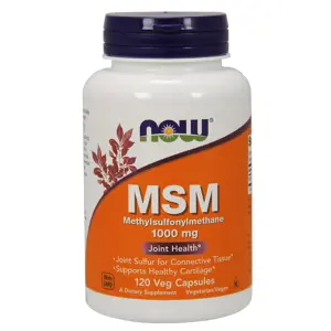 Produkt Now® Foods NOW MSM (Methylsulfonylmethan), 1000 mg, 120 rostlinných kapslí