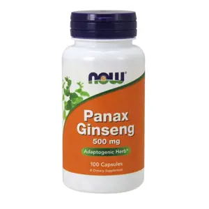 Produkt Now® Foods NOW Panax Ginseng (ženšen pravý), 500 mg, 100 kapslí