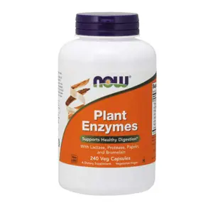 Now® Foods NOW Plant Enzymes, rostlinné enzymy, 240 rostlinných kapslí