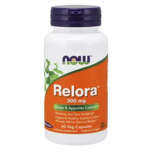 Now® Foods NOW Relora extrakt (Magnólie a Korkovník), 300 mg, 60 rostlinných kapslí