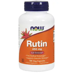 Produkt Now® Foods NOW Rutin, 450 mg, 100 rostlinných kapslí