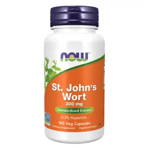 Produkt Now® Foods NOW St. John's Wort (Třezalka tečkovaná), 300 mg, 100 rostlinných kapslí