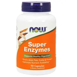 Produkt Now® Foods NOW Super Enzymes, komplexní trávící enzymy, 90 kapslí