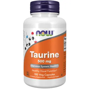 Produkt Now® Foods NOW Taurine (Taurin) 500 mg, 100 rostlinných kapslí