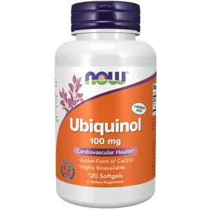 Produkt Now® Foods NOW Ubiquinol, Kaneka, 100 mg, 120 softgel kapslí