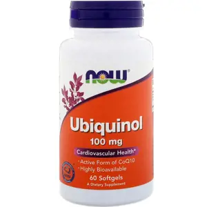 Produkt Now® Foods NOW Ubiquinol, Kaneka, 100 mg, 60 softgel kapslí