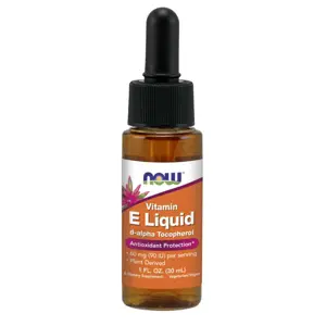 Now® Foods NOW Vitamin E Liquid 90 IU, Tekutý Vitamín E, 150 dávek, 30 ml.