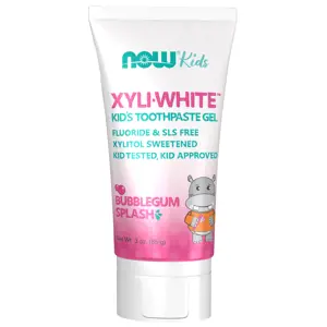 Produkt Now® Foods NOW XyliWhite Bubblegum Splash, Dětský zubní gel, žvýkačková příchuť, 85 g