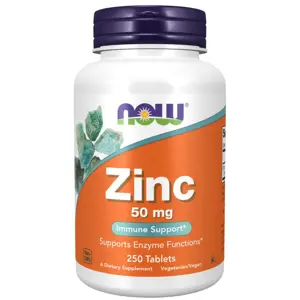 Now® Foods NOW Zinc (zinek glukonát), 50 mg, 250 tablet