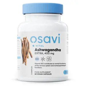 Osavi Ashwagandha Extra, 400 mg, 60 vegan kapslí