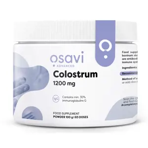 Produkt Osavi Colostrum 1200 mg, kolostrum prášek, 100 g