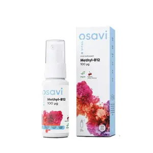 Produkt Osavi Methyl-B12 Oral Spray, Vitamín B12 ústní sprej, třešeň, 100 mcg, 25 ml