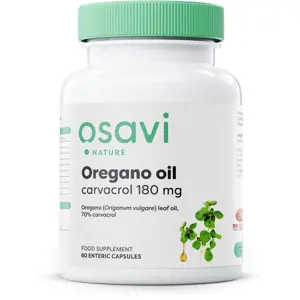 Osavi Oregano Oil Carvacrol, oregánový olej, 180 mg, 60 enterosolventních kapslí