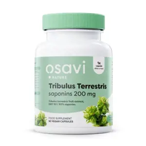 Osavi Tribulus Terrestris saponins, kotvičník zemní - saponiny, 200 mg, 120 rostlinných kapslí