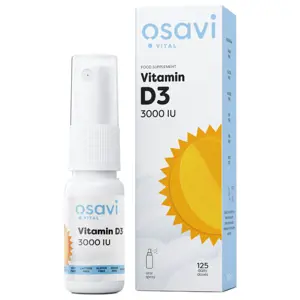 Produkt Osavi Vitamín D3 3000 IU, ústní sprej, 12,5 ml