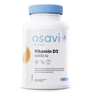 Osavi Vitamín D3, 4000 IU, 120 softgelových kapslí