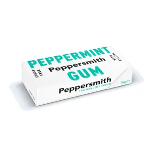 Produkt PEPPERSMITH žvýkačky - máta peprná, 15 G