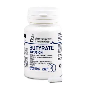 Produkt Pharmaceutical Biotechnology Butyrate Infusion 30 kapslí (Čistá forma butyrátu)