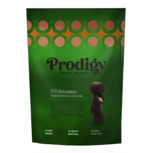 Prodigy Daydreamer Gingerbread Caramel Chocolate Bites, čokoládové kousky s karamelem a perníkovým kořením 120 g