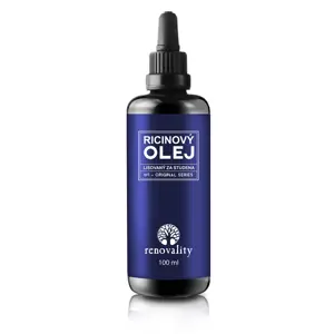 Produkt Renovality - Ricinový olej za studena lisovaný, 100ml s pumpičkou