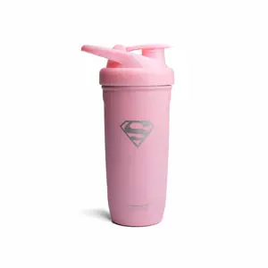 Šejkr SmartShake Reforce Stainless Steel - DC Comics, Supergirl, 900 ml