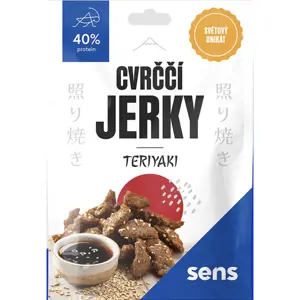 Produkt Sens Cvrččí jerky, příchuť teriyaki, 25 g