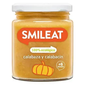 Produkt Smileat příkrm dýně, brambory a cuketa s extra panenským olivovým olejem, 6M+, BIO, 230 g