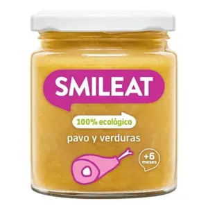 Smileat příkrm krůta se zeleninou s extra panenským olivovým olejem, 6M+, BIO, 230 g