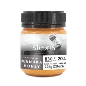 Produkt Steens - RAW Manuka Honey (Manukový med) UMF 20+ (830+ MGO), 225 g