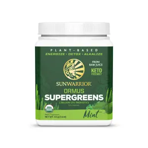 Produkt Sunwarrior Ormus Super Greens Bio - Máta, 225g