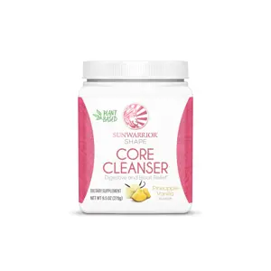 Sunwarrior Shape Core Cleanser, Trávicí směs, Ananas a Vanilka, 270 g