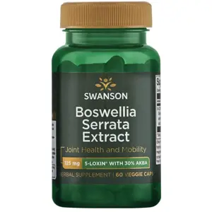 Produkt Swanson Boswellia Serrata Extract 5-LOXIN® (Kadidlovník pilovitý extrakt),  125 mg, 60 rostlinných kapslí