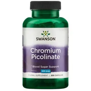 Produkt Swanson Chromium Picolinate, 200mcg, 200 kapslí