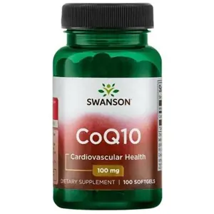 Produkt Swanson CoQ10 (Koenzym Q10), 100 mg, 100 softgelových kapslí