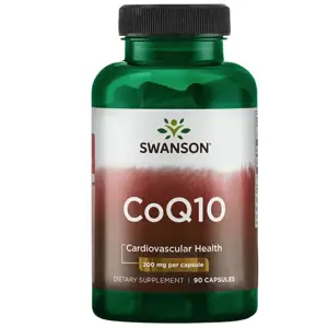 Swanson CoQ10, koenzym Q10, 200 mg, 90 kapslí