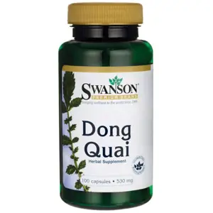 Produkt Swanson Dong Quai (Andělika čínská), 530 mg, 100 kapslí