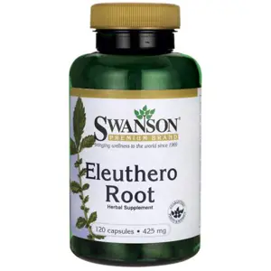 Swanson Eleuthero Root (Sibiřský ženšen), 425 mg, 120 kapslí