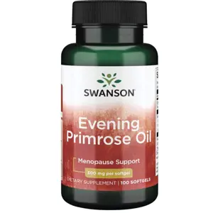 Produkt Swanson Evening Primrose Oil (Pupálkový olej), 500 mg, 100 softgelových kapslí