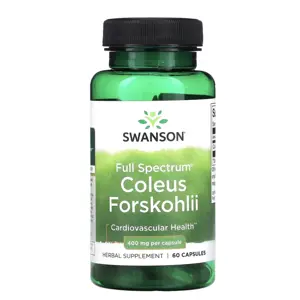 Produkt Swanson Full Spectrum Coleus Forskohlii, 400 mg, 60 kapslí