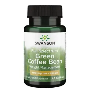 Produkt Swanson Full Spectrum Green Coffee Bean, 400 mg, 60 kapslí