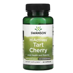 Produkt Swanson HiActives Tart Cherry, podpora kloubů, 465 mg, 60 kapslí