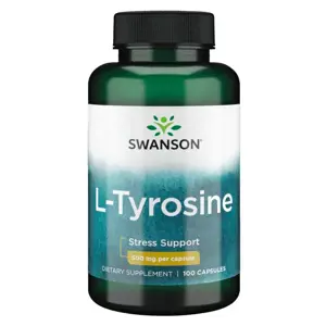 Produkt Swanson L-Tyrosine, 500 mg, 100 kapslí