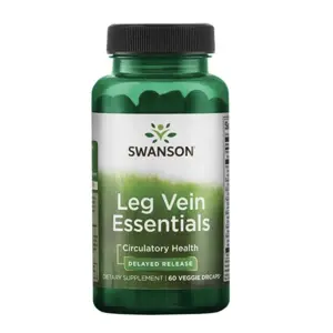 Swanson Leg Vein Essentials, podpora žil a cév, 60 rostlinných kapslí